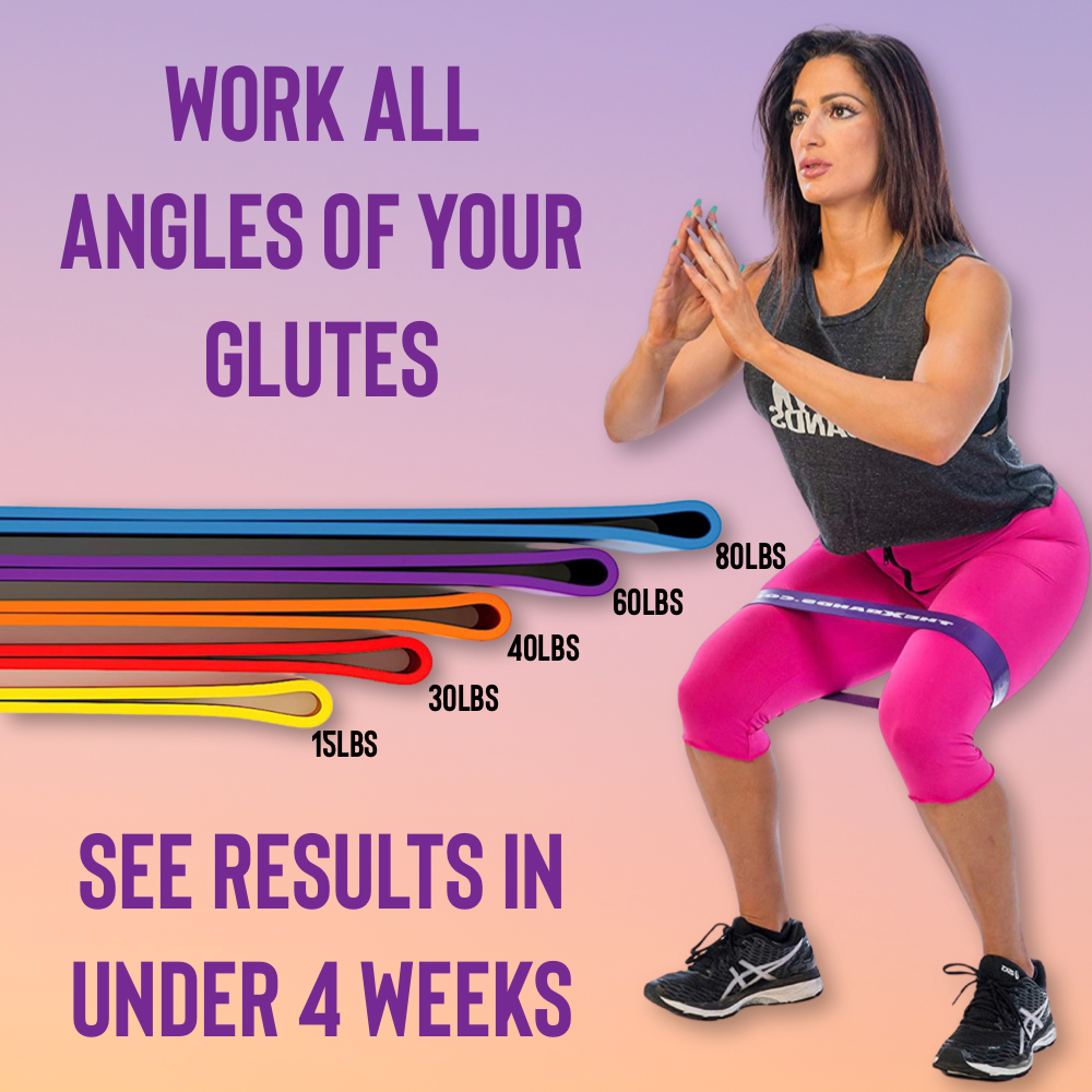 Set of 5 Deluxe heavy duty booty bands